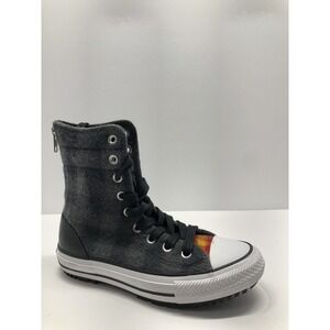 Converse Chuck Taylor Wool-rich Wool Womens Size 5 Gray Hi Rise Boots
